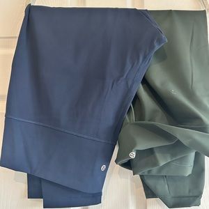 2 Pair Lululemon Leggings - Wunder Under High-Rise Tight 25”